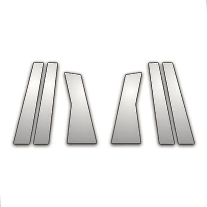 6Pc Chrome Pillar Post Covers for Acura MDX (2007–2013)