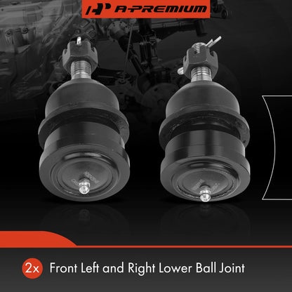 2X Front Lower Side Ball Joint for Chevrolet Corvette (1984–1996)