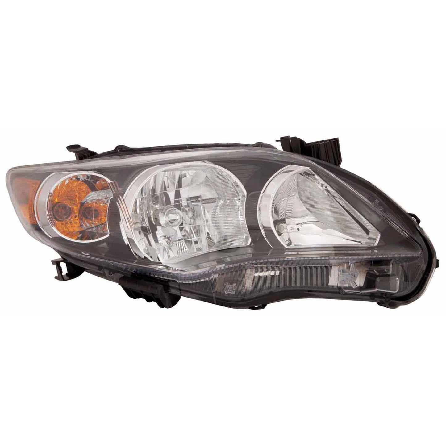 Replacement Passenger Side Head Light Assembly w/Black Bezel (See Fitment Chart)