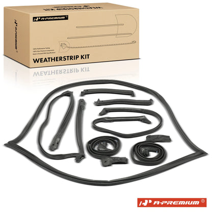 7x Door Window Weatherstrip Seal Kit for Chevy Corvette C4 (1984–1989)