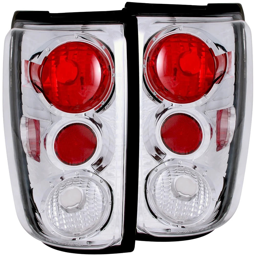 Chrome Clear Lens Tail Light Assembly for 1997-2002 Ford Expedition