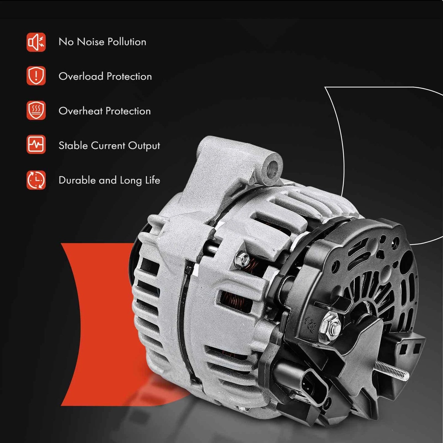 Alternator for Chevrolet Suburban 2500, Express 1500 (2005–2007)