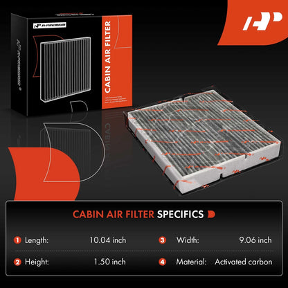 2X Activated Carbon Cabin Air Filter for Mercedes-Benz CLA35 AMG (2020–2023)