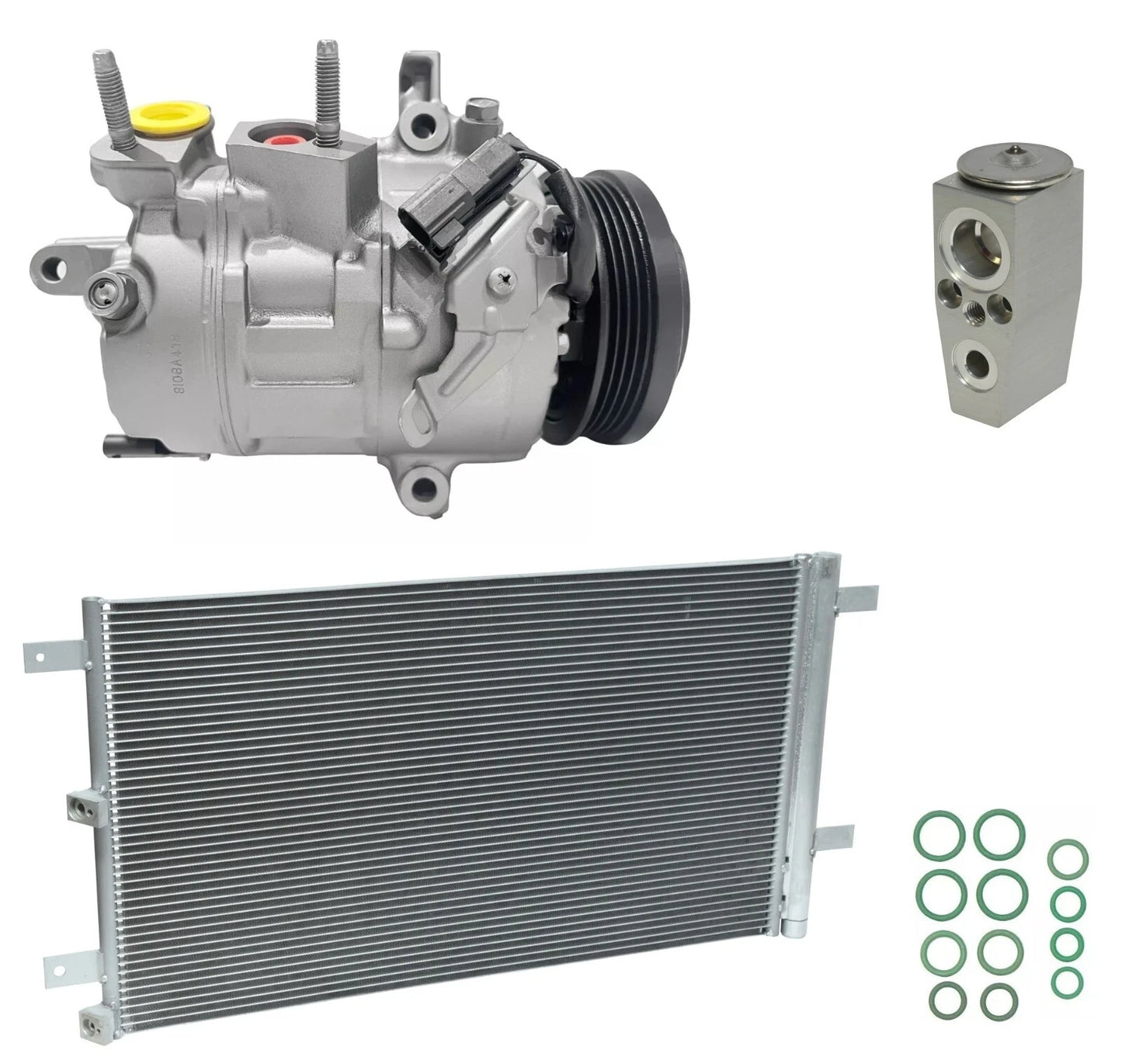 AC Compressor Kit with Condenser for Ford F-150 3.3L V6 (2021–2021)