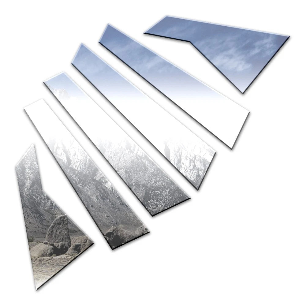 6pc. Luxury FX Stainless Steel Pillar Post Trim for 2015-2017 Chrysler 200