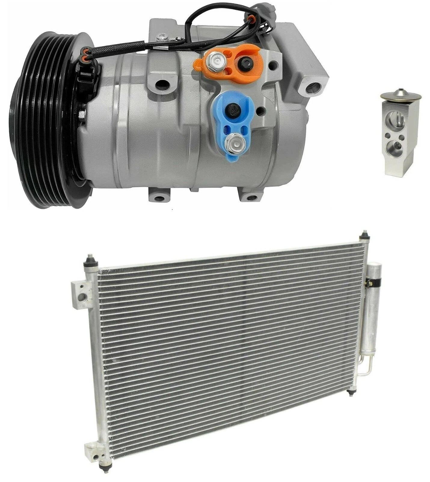 A/C Compressor Kit With Condenser for Acura TL 3.2L (2005–2008)