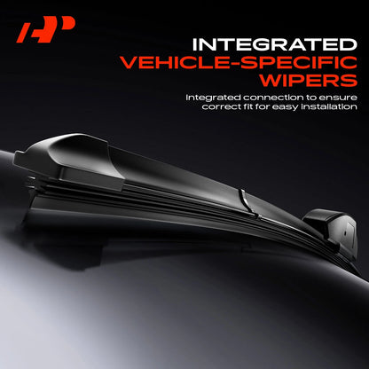 2X Front Wiper Blades for Mercedes-Benz X204 GLK250 GLK350 (2009–2015)