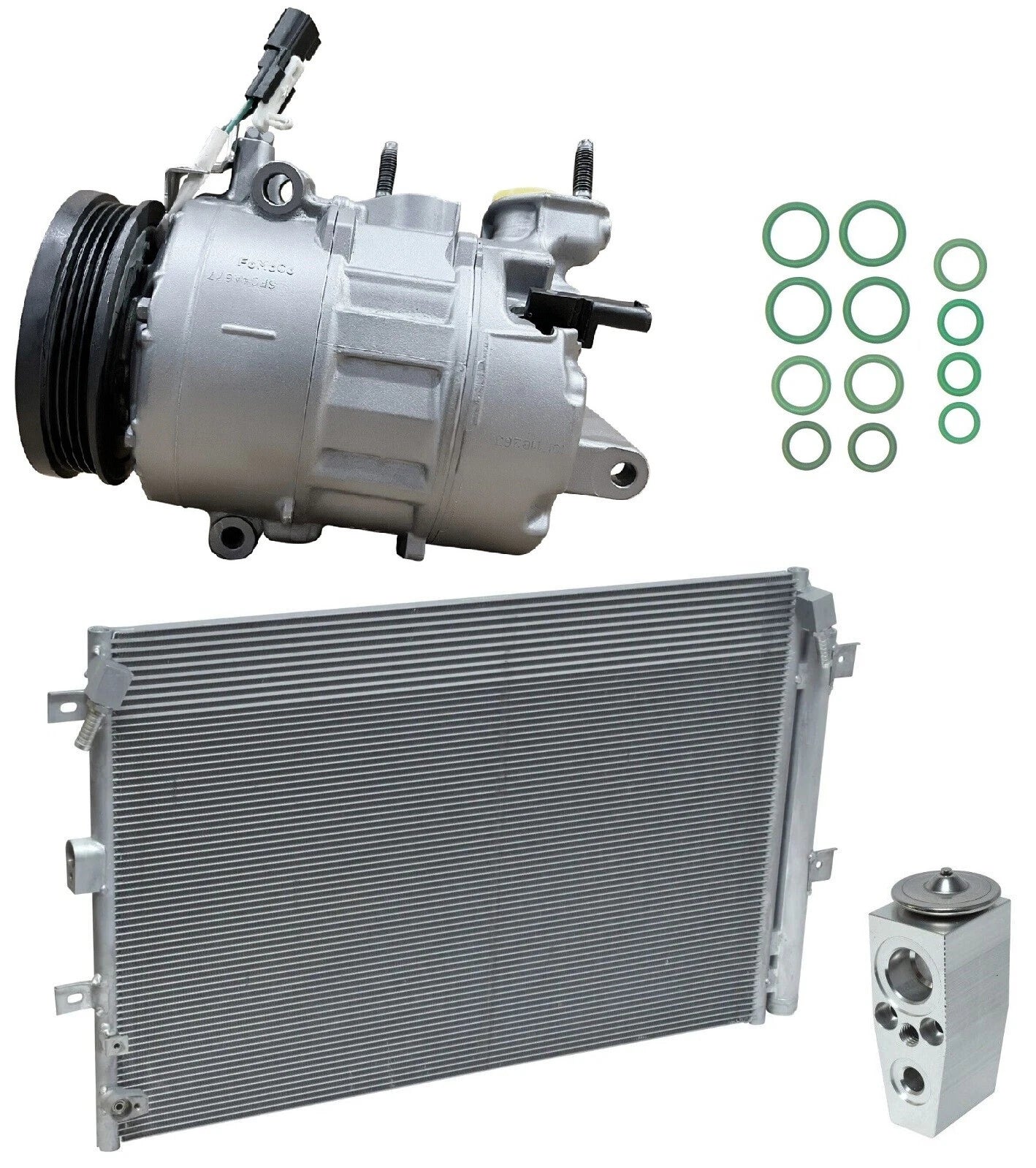 AC Compressor Kit With Condenser for Lincoln Nautilus 2.0L (2019–2020)