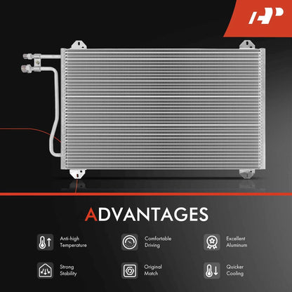 A/C Condenser with Bracket for Dodge Sprinter 2500 (2002–2006)