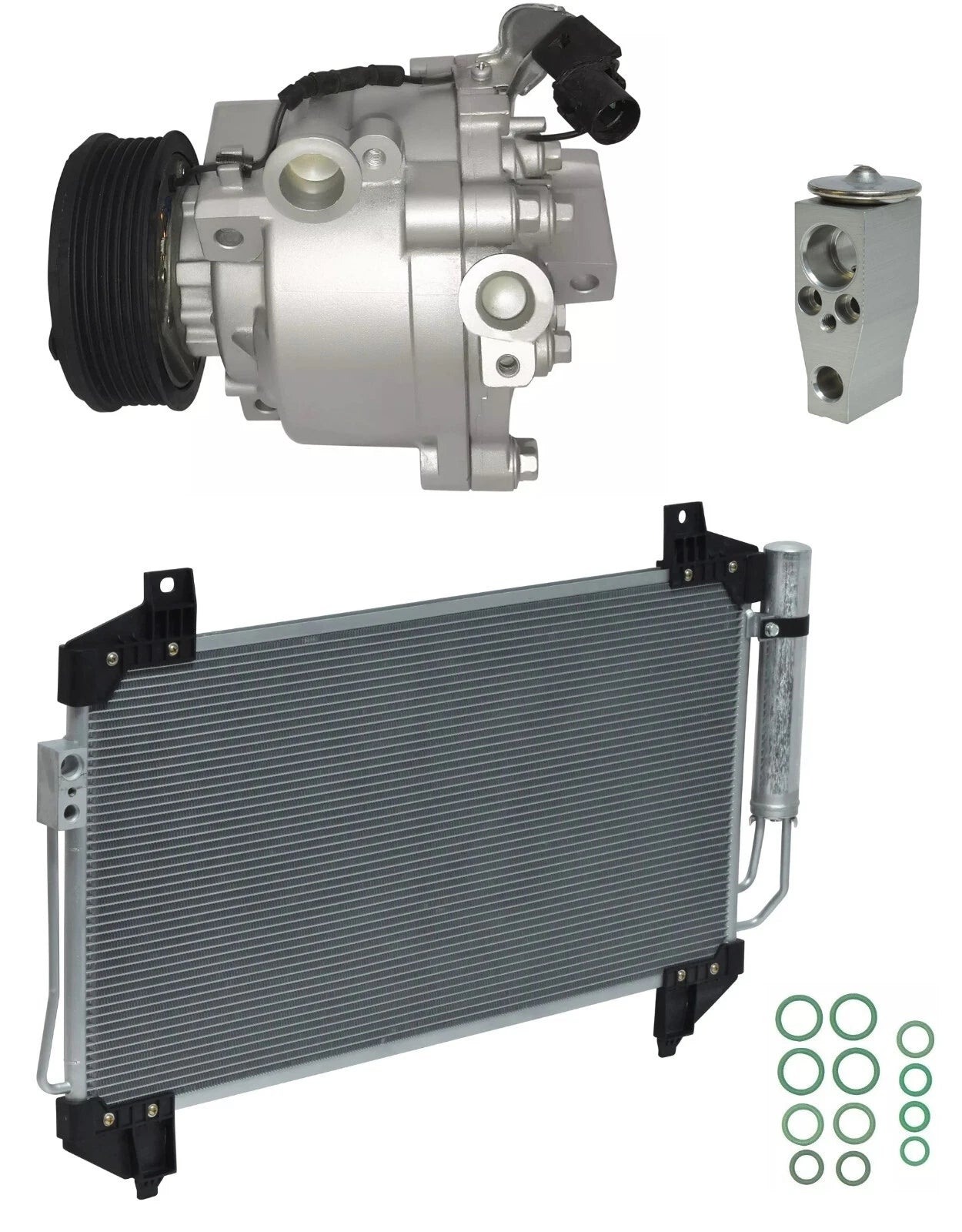 AC Compressor Kit With Condenser Replacement for Mitsubishi Outlander 2.4 (2016–2019)
