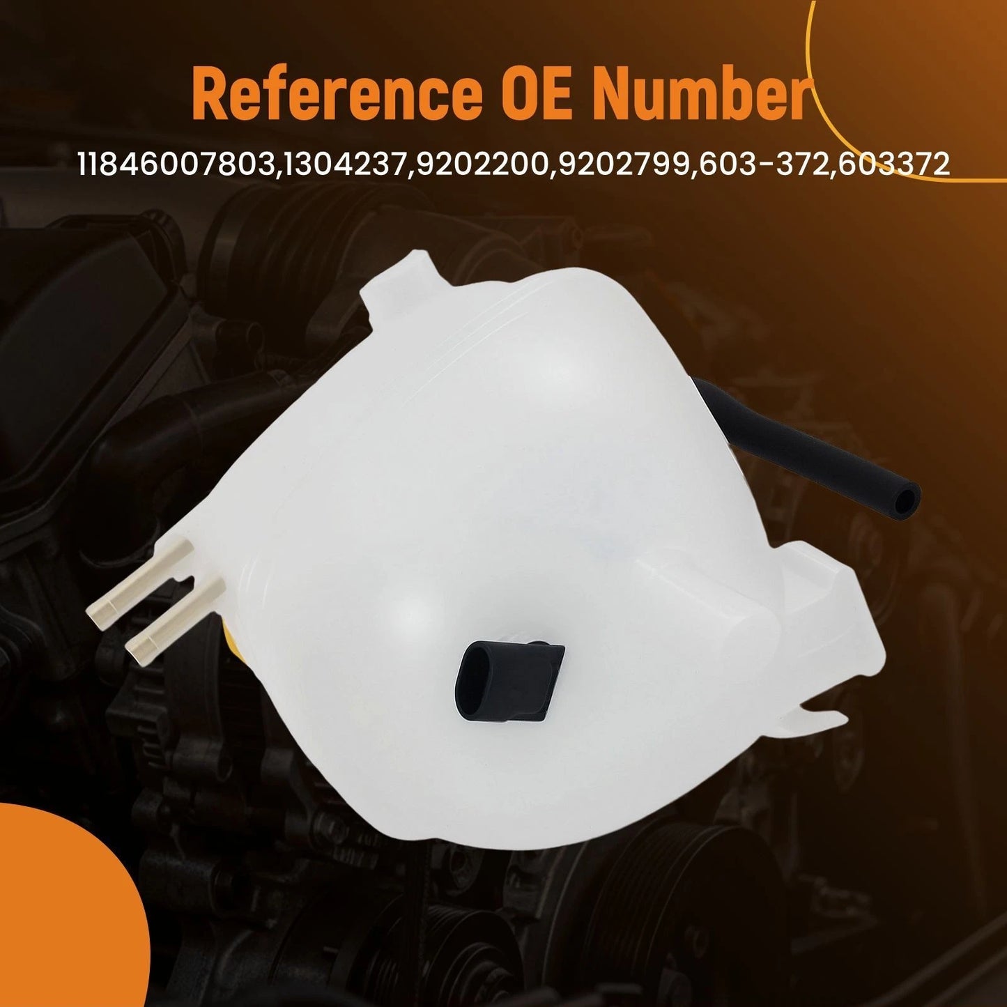 Engine Coolant Expansion Tank for Saab 9-3 (2003–2011)