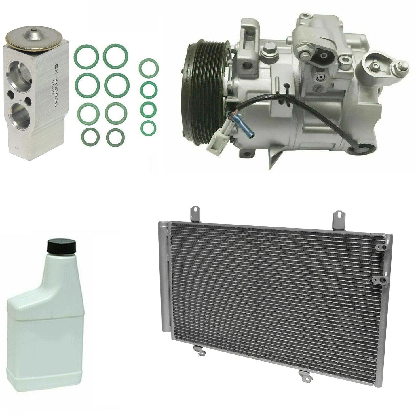 AC Compressor Kit with Condenser for Ford Transit (2014–2019)