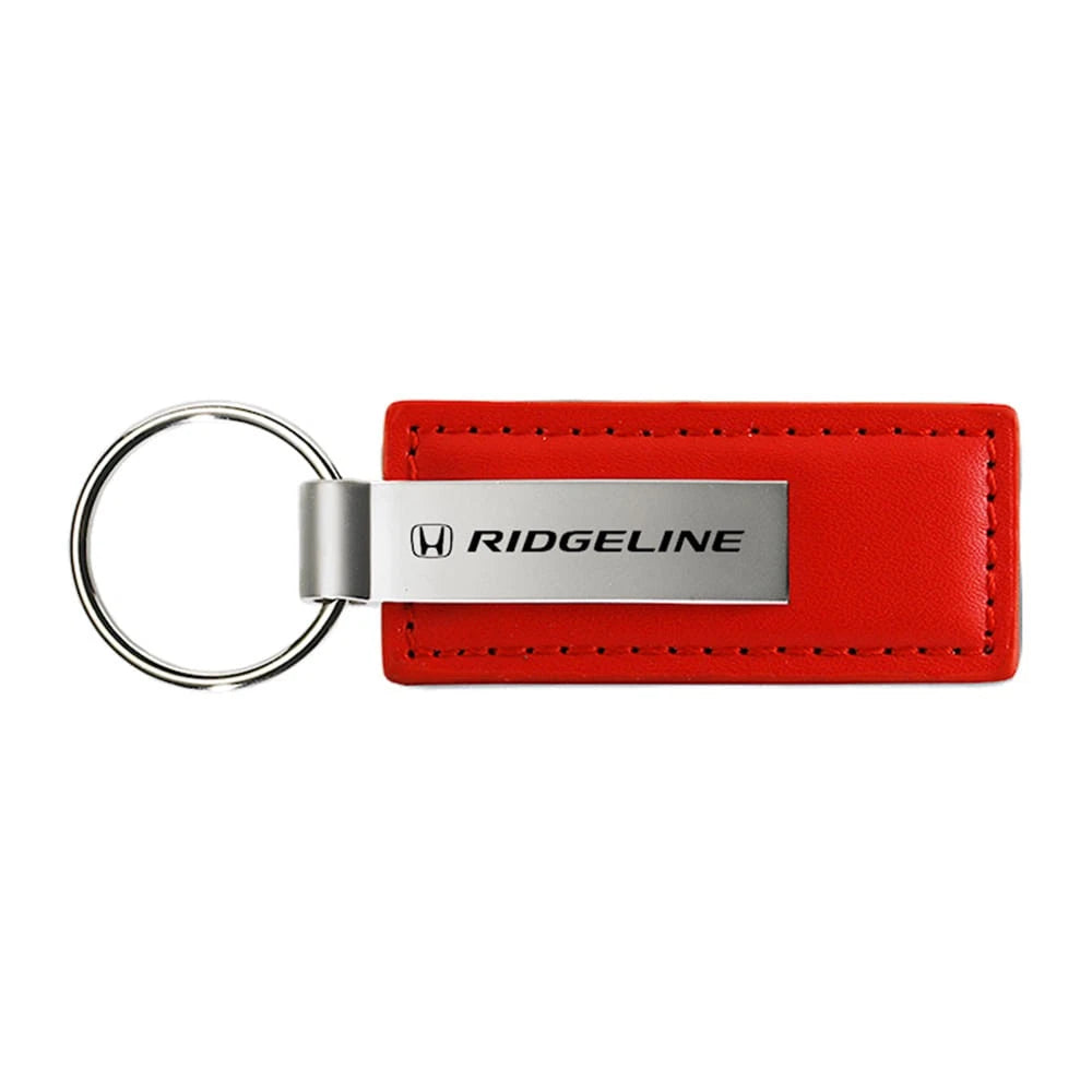 Red Leather Keychain - Officially Licensed for Honda Ridgeline