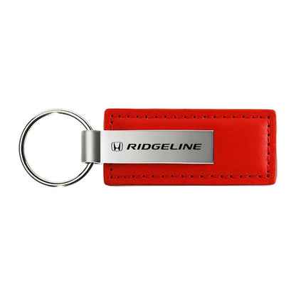 Red Leather Keychain - Officially Licensed for Honda Ridgeline