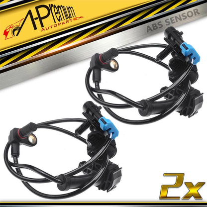 2X Rear ABS Wheel Speed Sensor for Chevrolet Tahoe GMC Yukon (2007–2014)