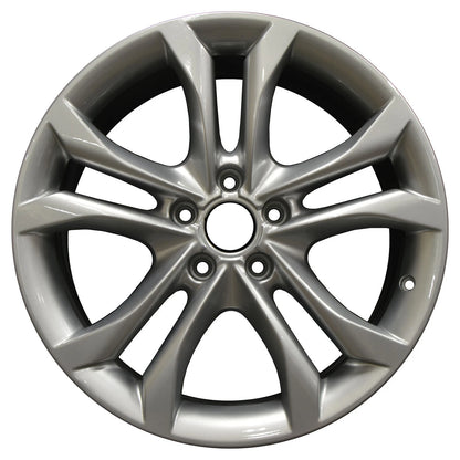 18x8 Factory Wheel Hyper Bright Silver Full Face for Audi S4 (2010–2016)