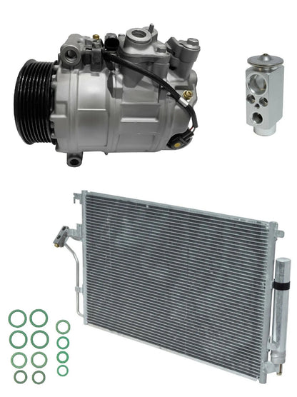AC Compressor Kit With Condenser for Dodge/Freightliner Sprinter 2500 (2008–2018)