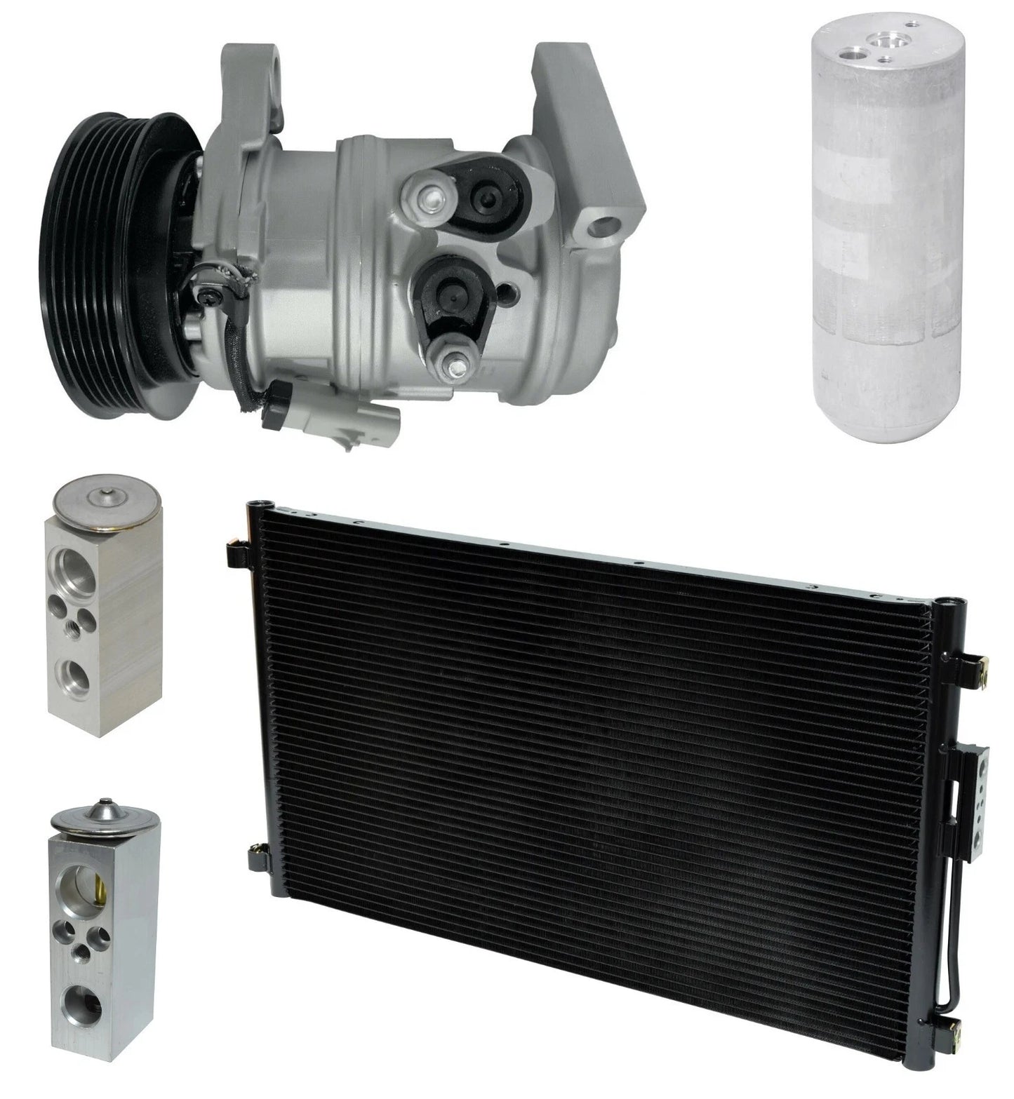 A/C Compressor Kit with Condenser for Dodge Grand Caravan (2001–2007)