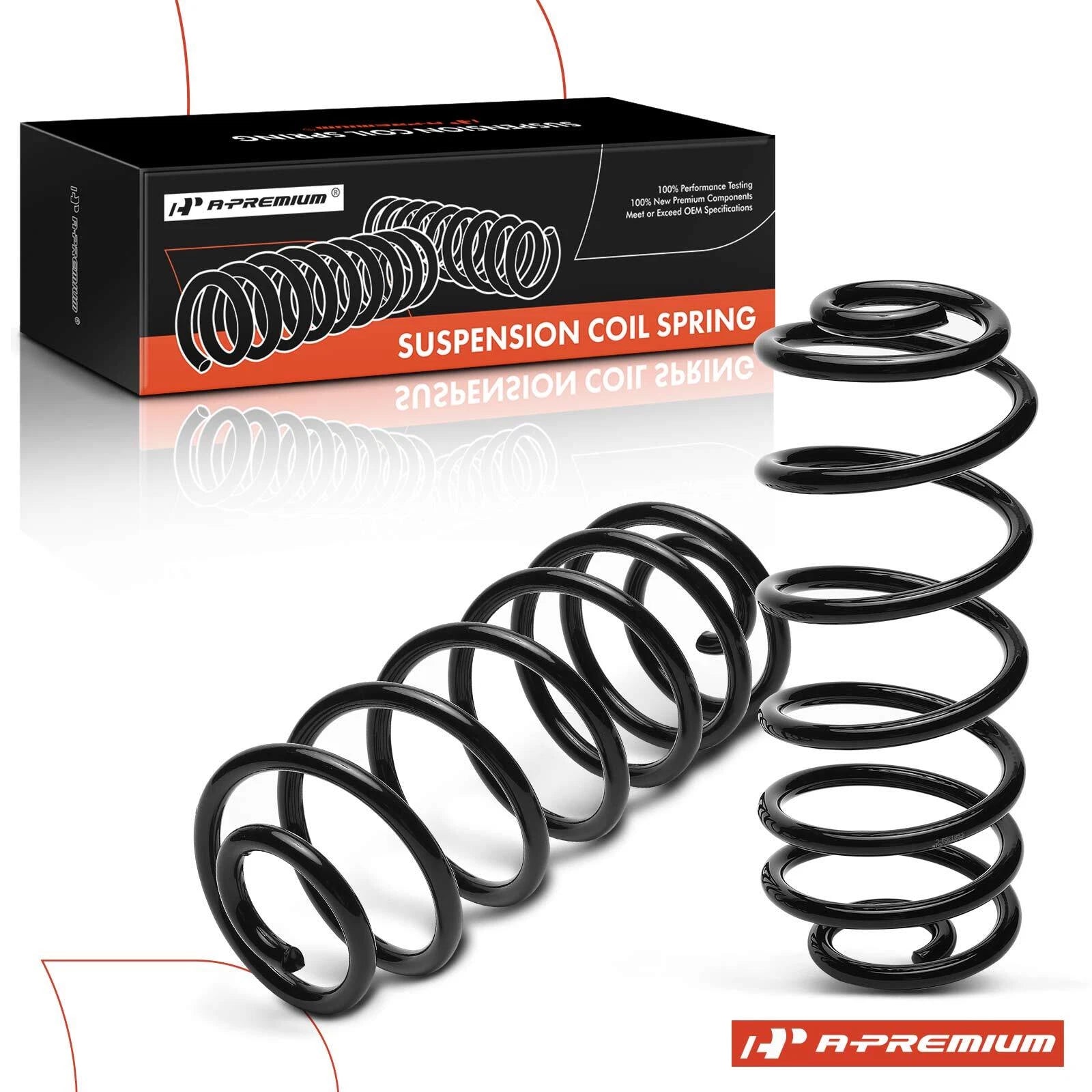 2X Rear Side Coil Springs for Chevrolet Malibu (2004–2008) Variable Rate
