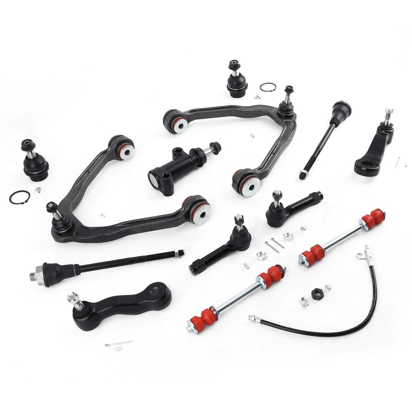 Front Control Arms Kit with PU Bushing for Chevy Silverado GMC Sierra 1500 4WD (2019–2022)