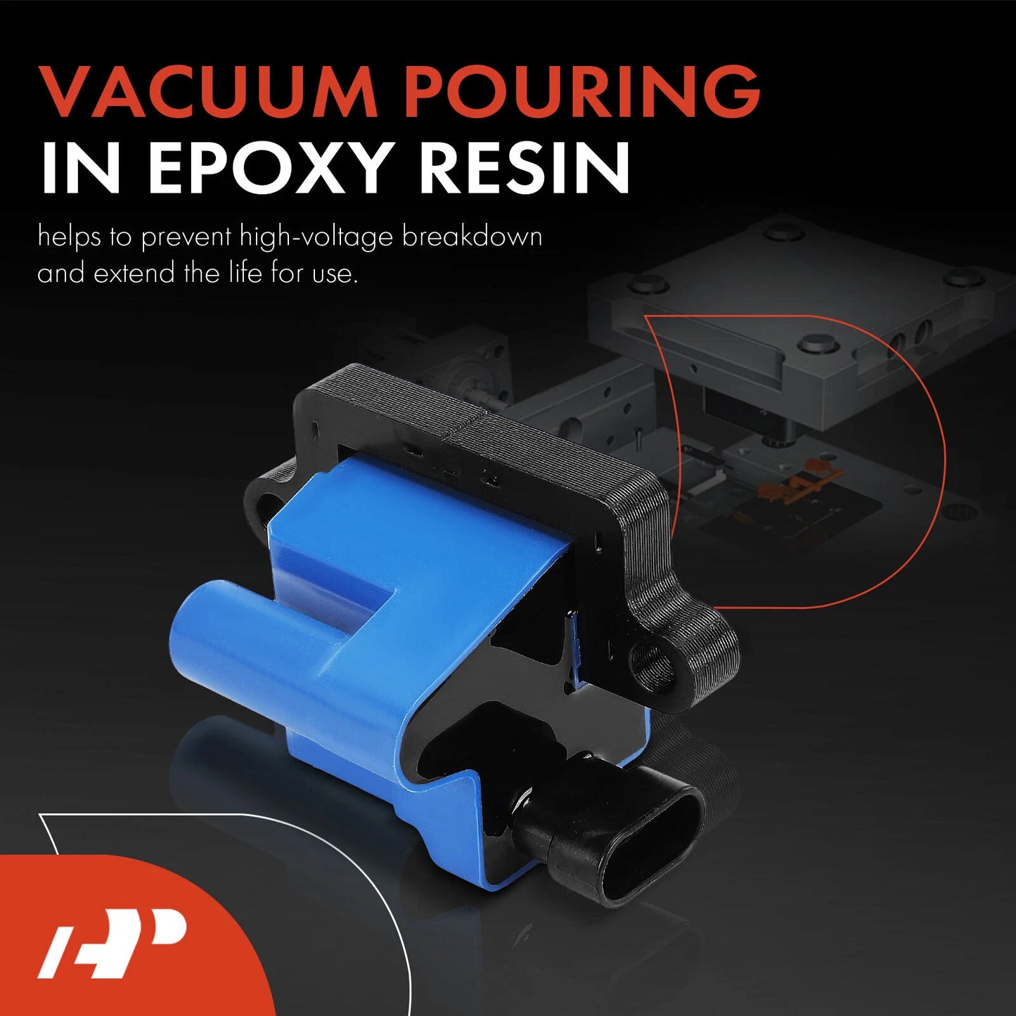8x Blue Ignition Coil for Silverado 1500/2500 (1999–2006)