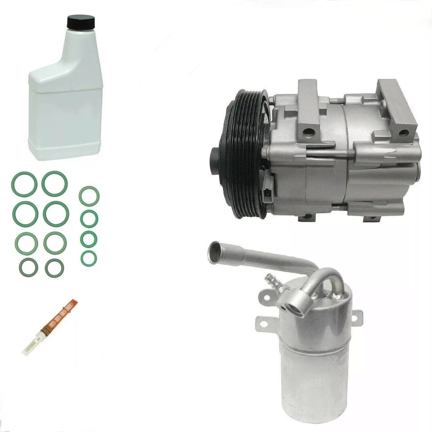AC Compressor Kit with Liquid Line for Toyota Corolla (2003–2008)