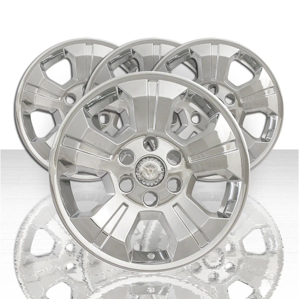 18" 4pc Chrome Wheel Skins (Set of 4) for 2014-2018 Chevy Suburban