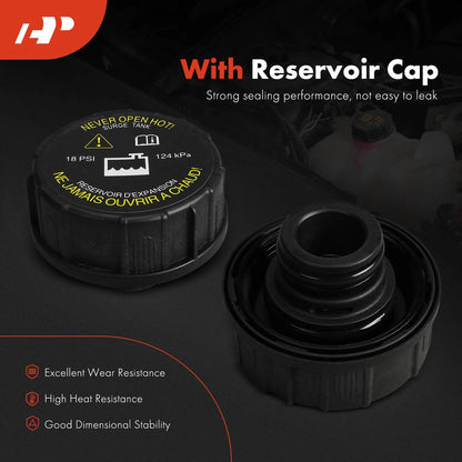 Coolant Reservoir with Cap for Buick Lucerne Cadillac DTS (2006–2011)
