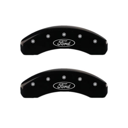 Caliper Covers Set of 4 with Engraved Ford Oval for 2021–2024 Ford Edge
