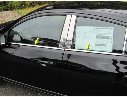 4pc. Luxury FX Stainless Steel Window Sill Trim for 2012-2019 Nissan Versa