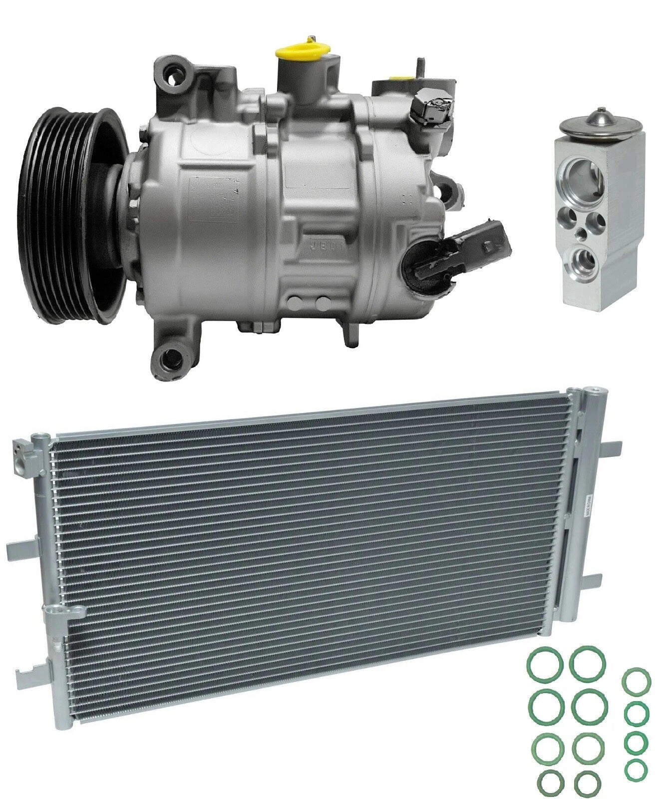 AC Compressor Kit With Condenser for Porsche Macan 2.0L (2017–2018)