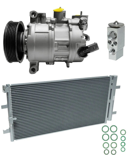AC Compressor Kit With Condenser for Porsche Macan 2.0L (2017–2018)