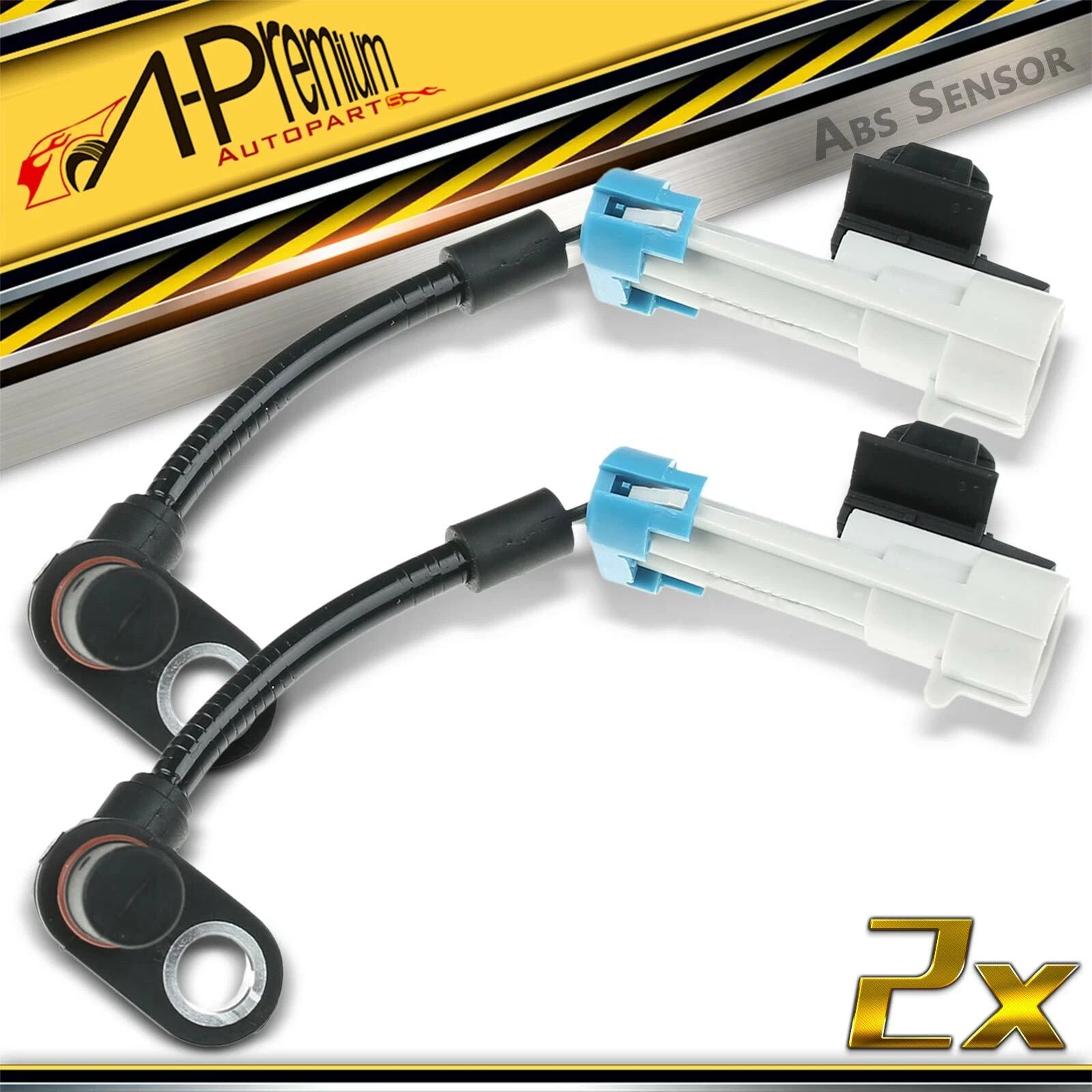 2X Front ABS Wheel Speed Sensor for Chevrolet Equinox (2005–2010)