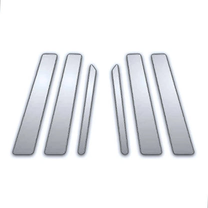 6Pc Chrome Pillar Post Covers for Mercedes S 550 (2007–2013)