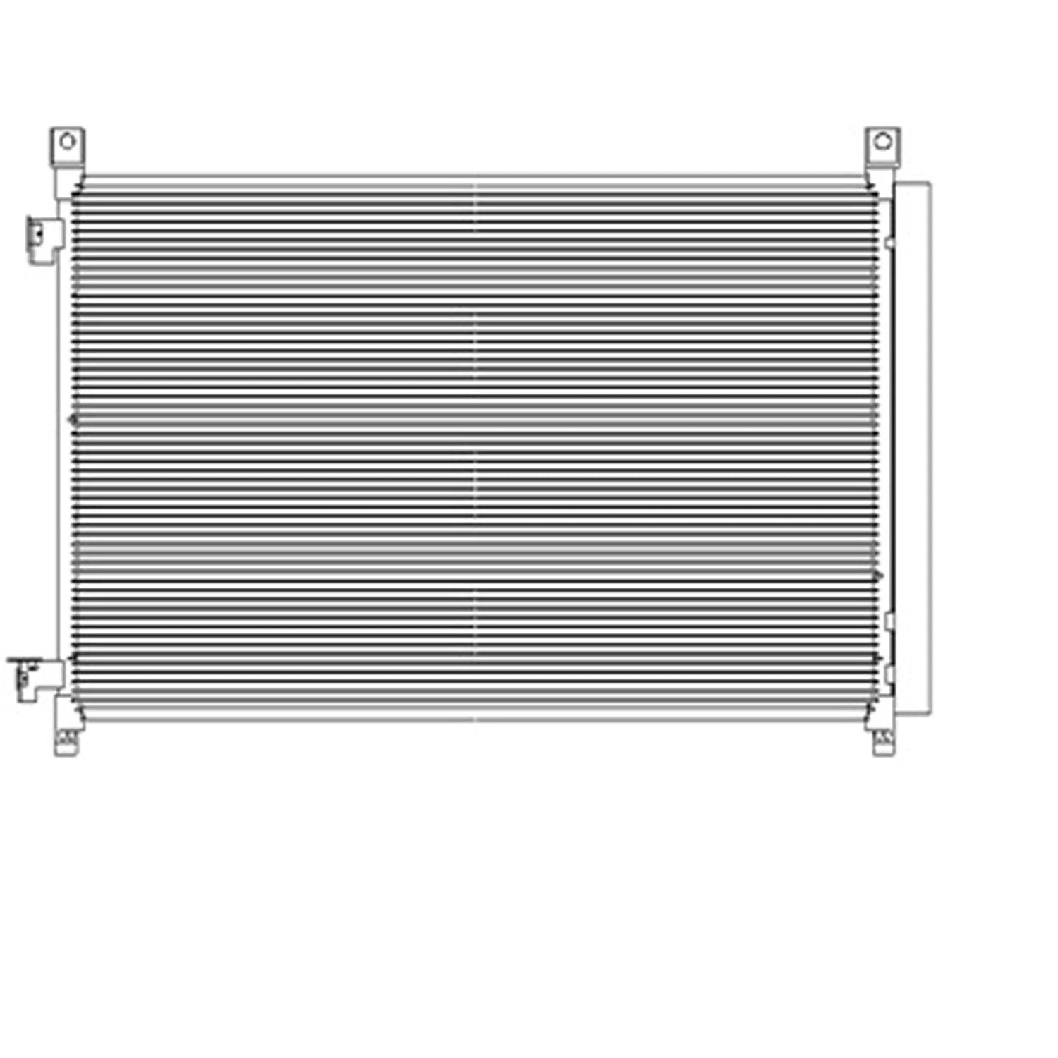 Replacement A/C Condenser Repair Part For 2014-2020 Nissan Rogue