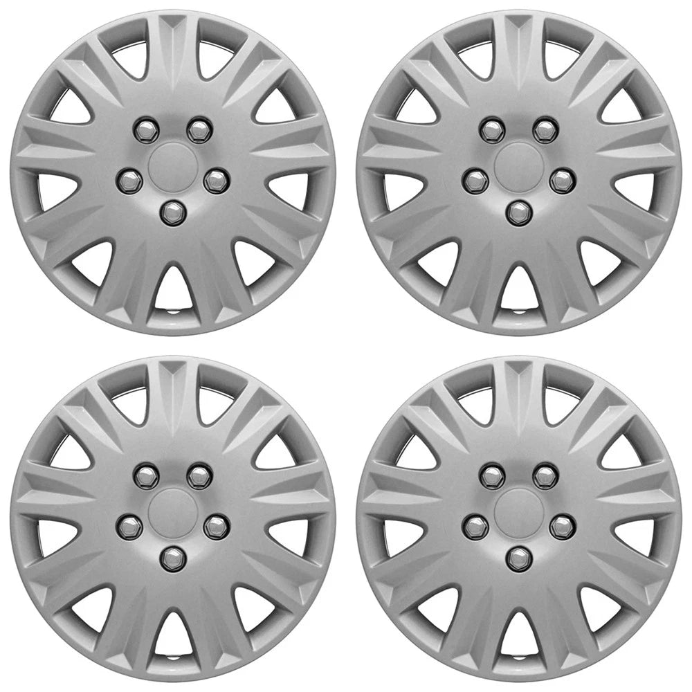 4 New 15" Hub Caps Full Wheel Covers Steel Wheels for Honda Civic 2006-2011