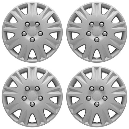 4 New 15" Hub Caps Full Wheel Covers Steel Wheels for Honda Civic 2006-2011