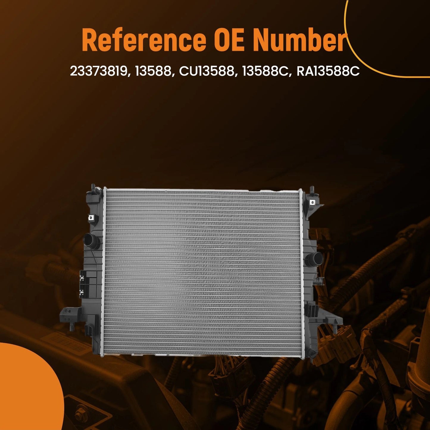 Aluminum Engine Radiator for Chevrolet Volt (2016–2019)