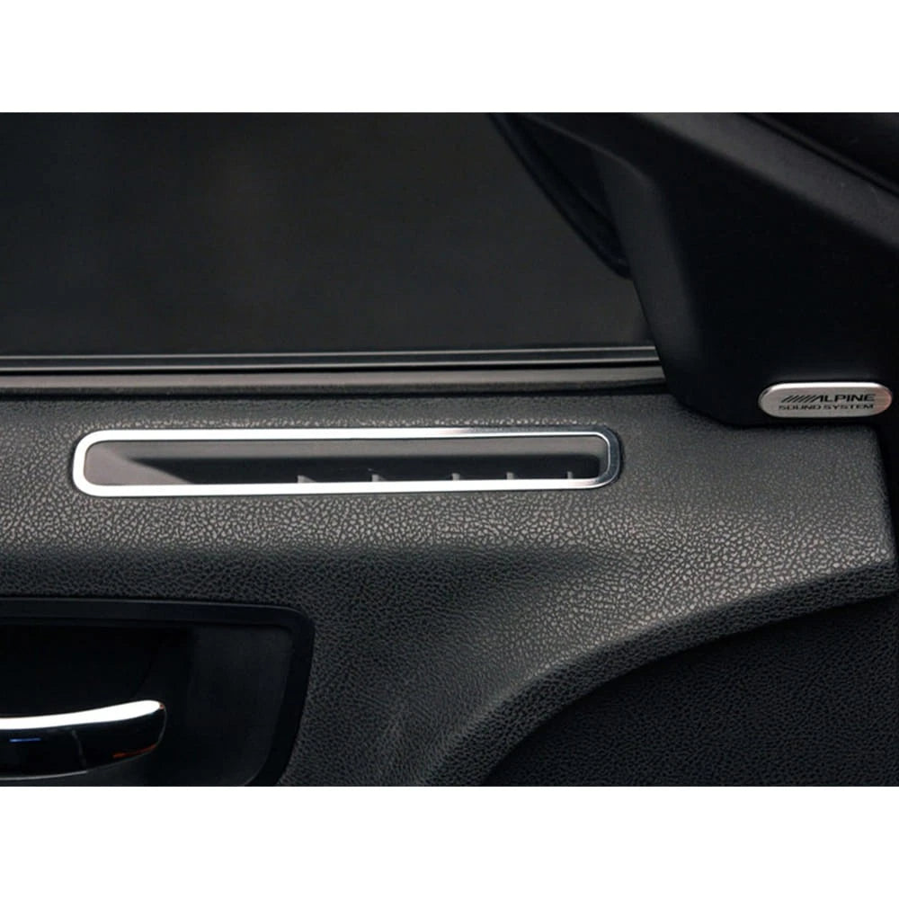 2pc Polished Stainless Steel A/C Door Vent Trim for 2011-2013 Dodge Charger