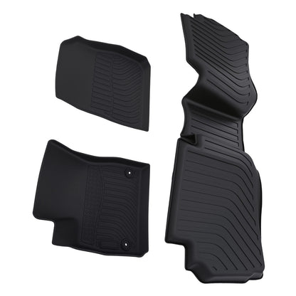 Black TPE Rubber Anti-Slip Floor Mats Set for Chevrolet Malibu (2016–2023)