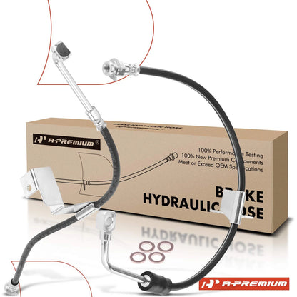 2X Front Brake Hydraulic Hose for Chevrolet GMC K3500 (1993–1995)
