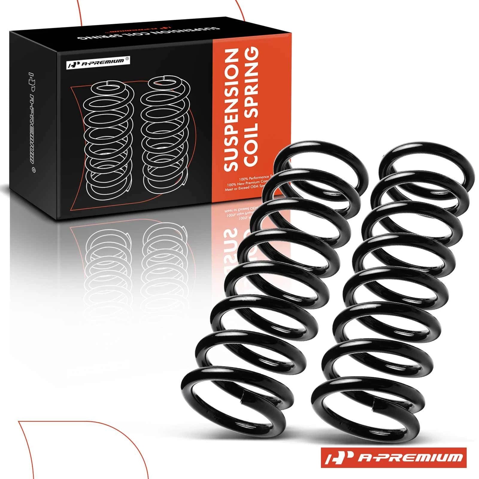 2X Front Coil Springs for Chevrolet Malibu (1982–1983) Camaro (1986–1989)
