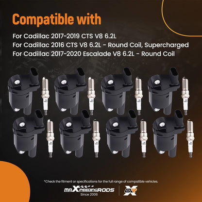 Ignition Coil and Spark Plug for Chevy Camaro Corvette (2014–2020)