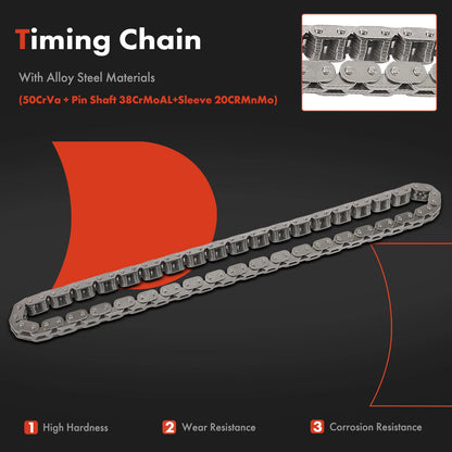 4X Timing Chain Kit for Chevrolet Equinox Malibu Impala Buick Pontiac (2005–2020)