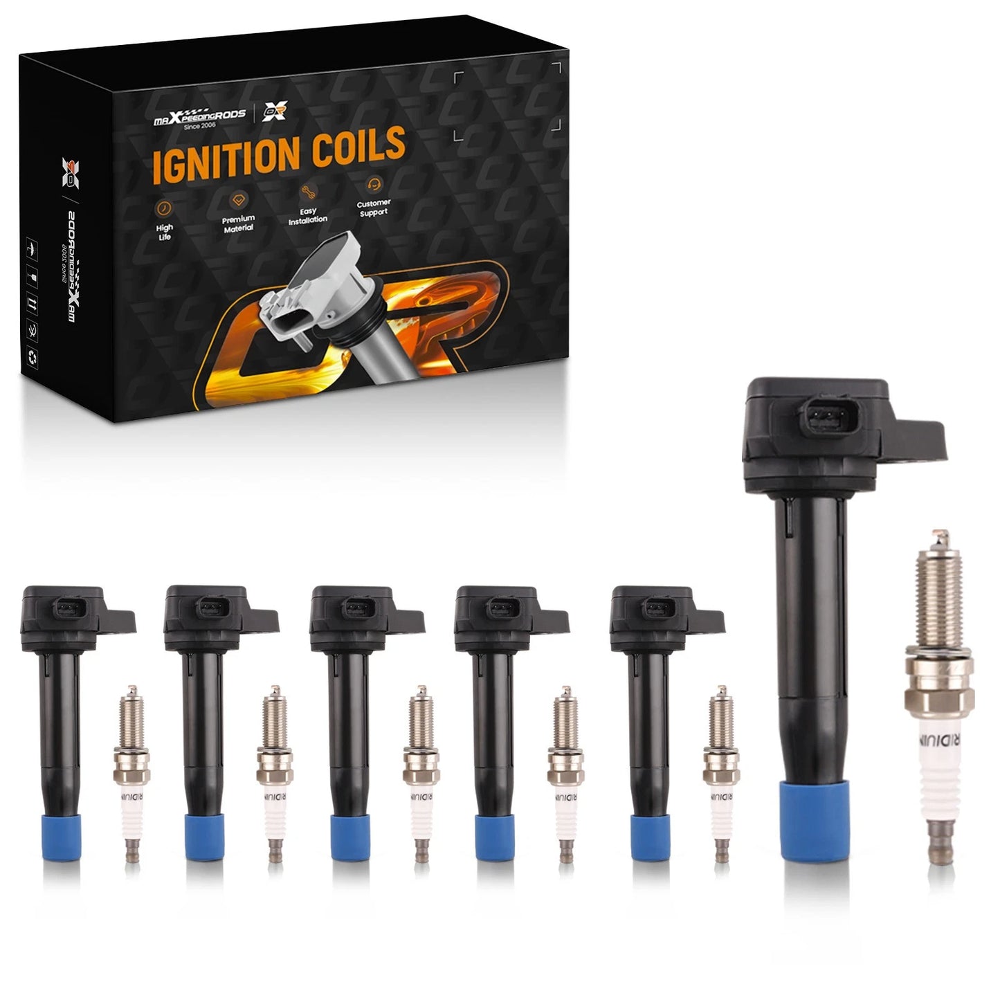 Ignition Coil Set for Honda Odyssey EX-L Touring V6 3.5L (2008–2010)