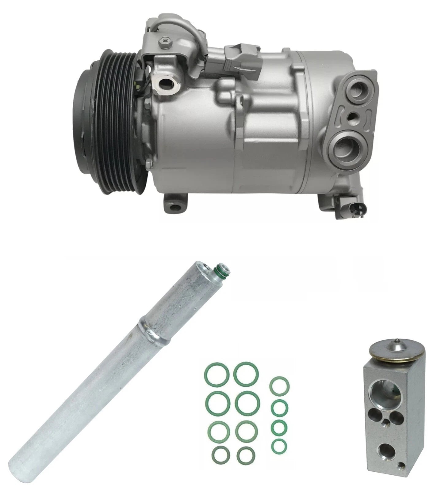 A C Compressor Kit Replacement for Fiat 500X 2.4L (2016–2016)