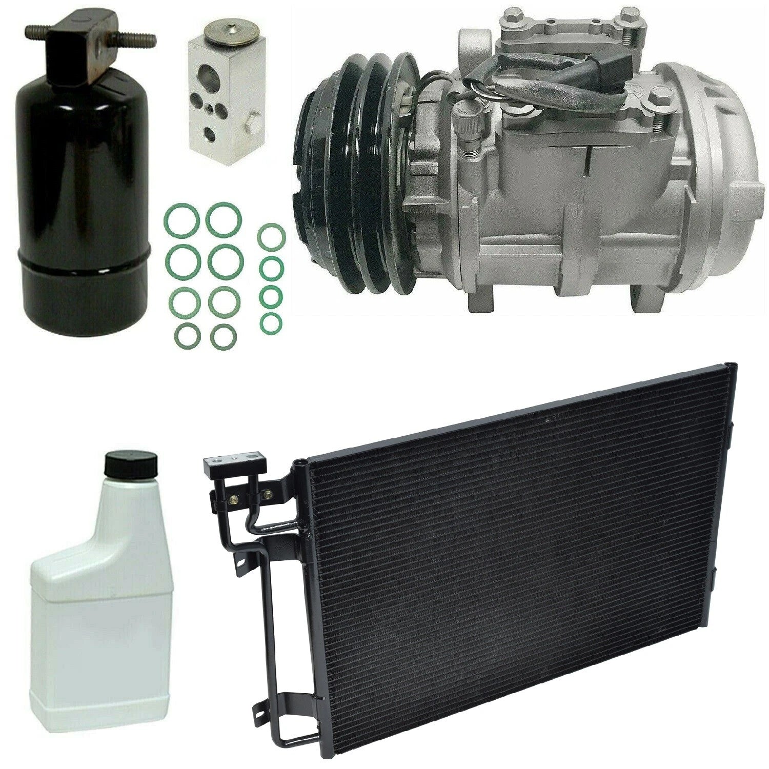 AC Compressor Kit with Condenser for Nissan Patrol GU (2004–2016)