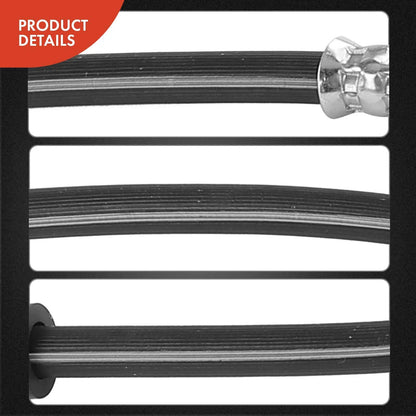 2X Front Brake Hydraulic Hose for Mercedes-Benz CLA250 CLA45 AMG (2014–2019)