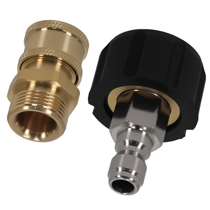 Brass Adapter for Pressure Washer Hose Quick Connect (5000–5000PSI)