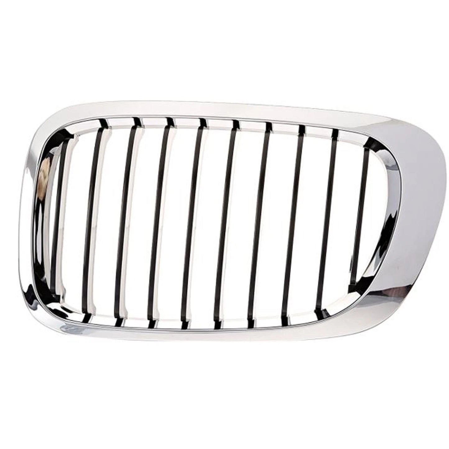 Replacement Black Chrome Plastic Driver Side Grille (See compatibility Chart)